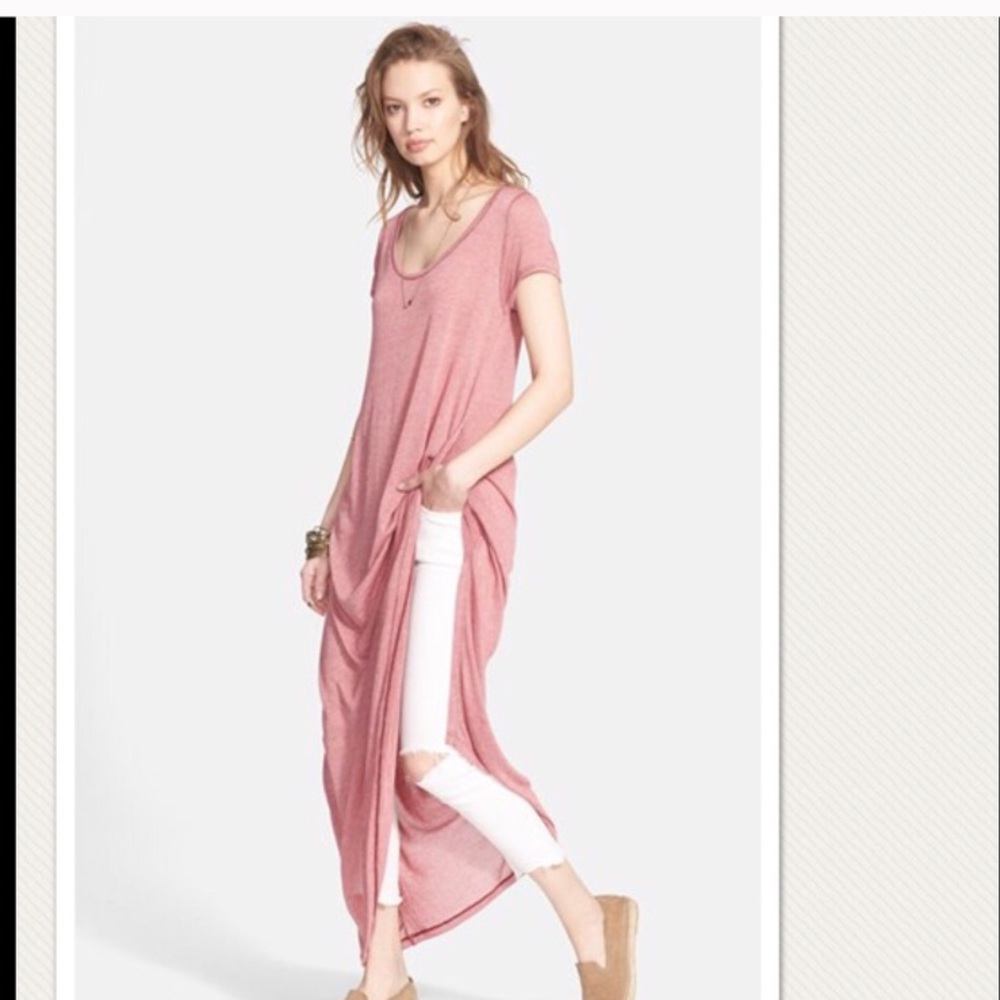 Free people harvest moon maxi T shirt dress